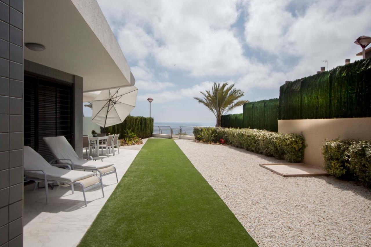 Infinity Luxury Sea View Apartment With Private Garden Arenales del Sol Esterno foto